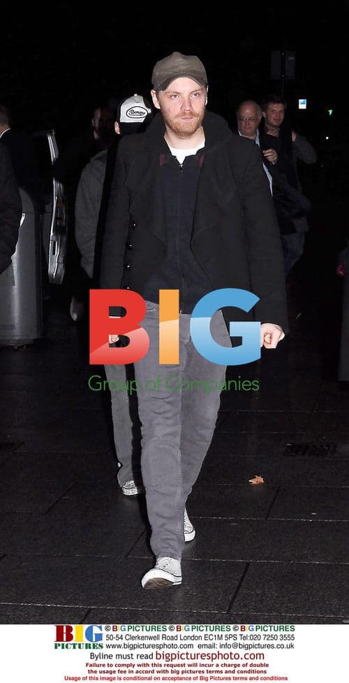 Coldplay Members Attend Afterparty in Dublin