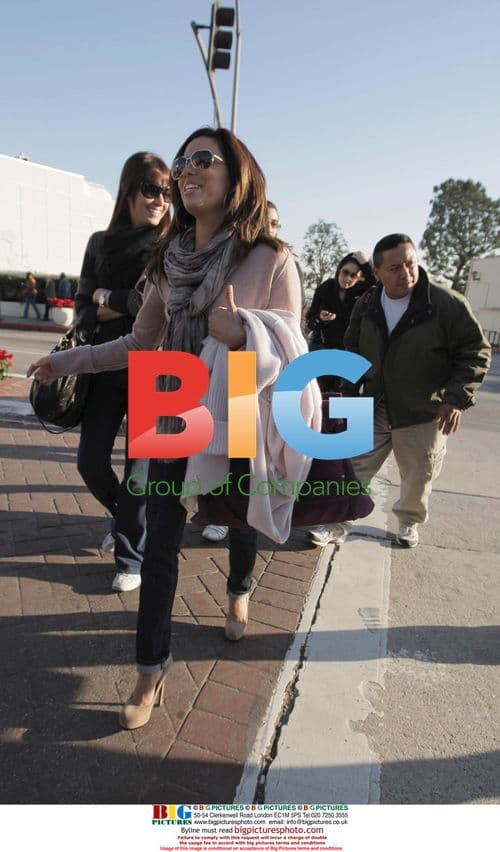 Eva Longoria walks in Sunset Plaza