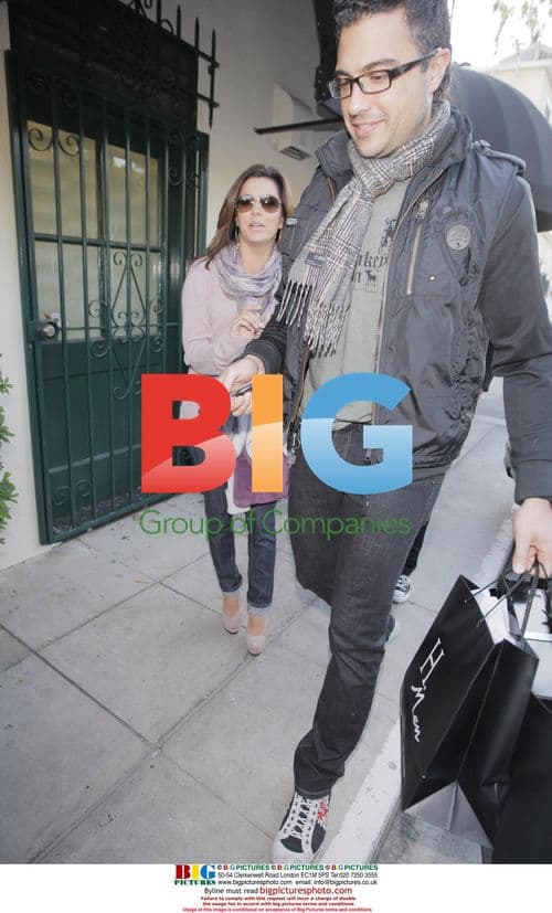 Actress Eva Longoria at Sunset Plaza