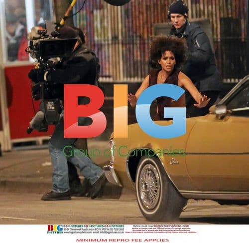 Halle Berry Braves Cold Weather