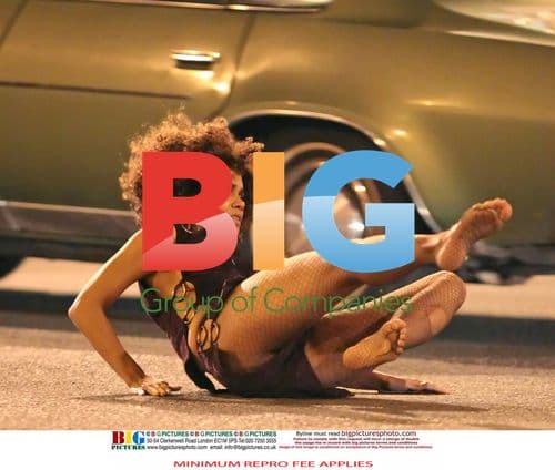 Halle Berry on set of Frankie and Alice