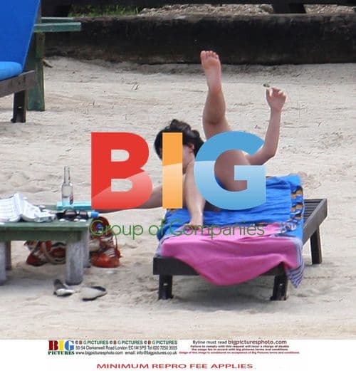 Lily Allen on Caribbean Beach