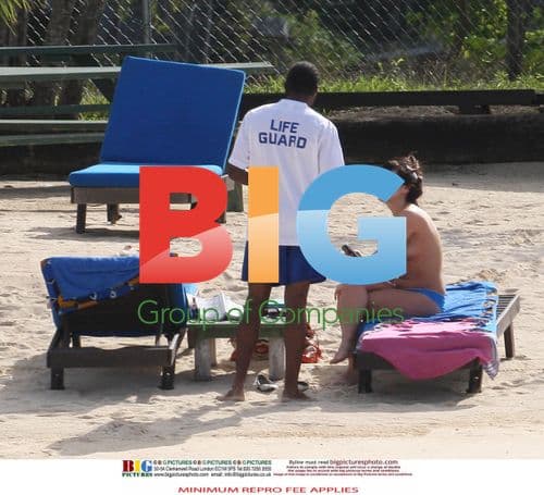 Lily Allen on Caribbean Beach