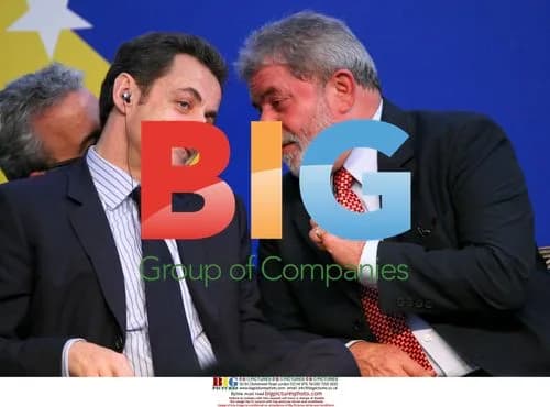 Sarkozy and Lula at EU-Brazil Summit