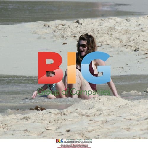 Stephanie Seymour Family Vacation in St. Barthelemy