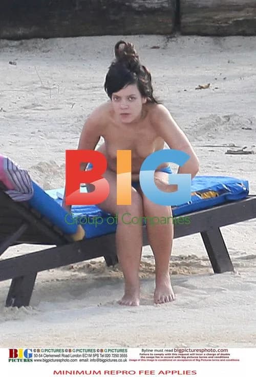 Lily Allen Topless on Caribbean Vacation