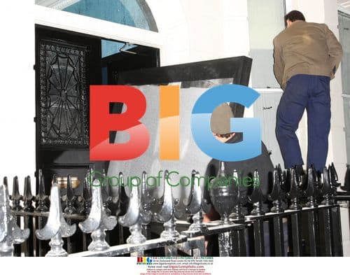 Madonna has removal men over in London, UK