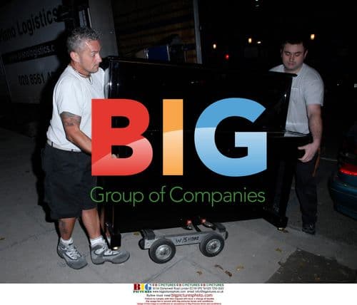 Madonna Has Removal Men Over, London