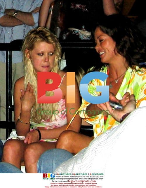 Tara Reid Parties on Caribbean Yacht