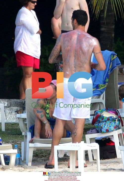 Marco Materazzi and family on holiday in Mauritius