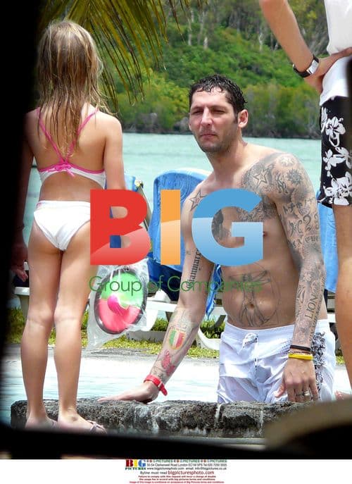 Inter Milan's Materazzi with family in Mauritius