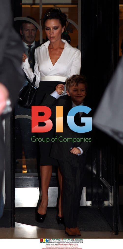 Beckham Family Leaves Claridges After Lunch