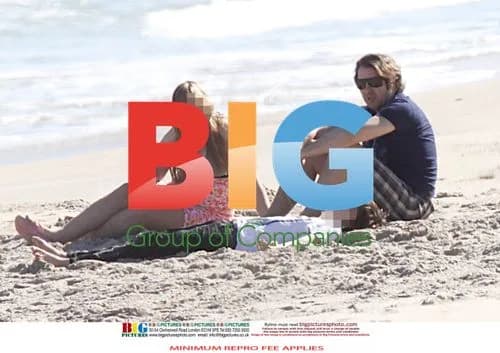 Jonathan Ross on the Beach