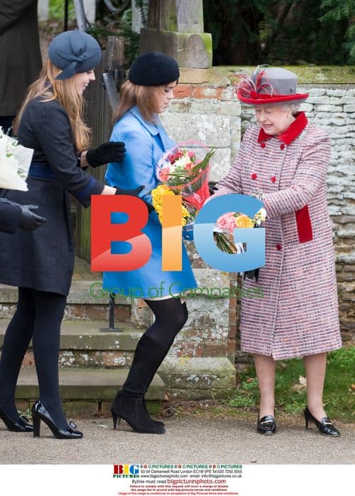 Queen Leads Royal Family to Christmas Mass