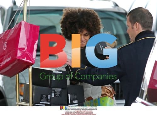 Halle Berry Spreads Cheer to Crew