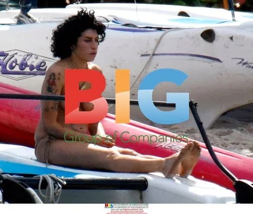 Amy Winehouse with mystery man in Caribbean