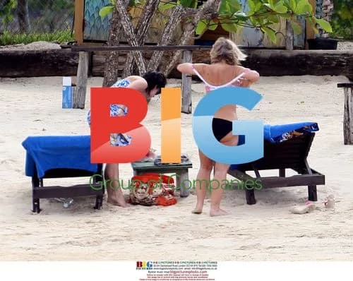 Lily Allen on Caribbean Beach