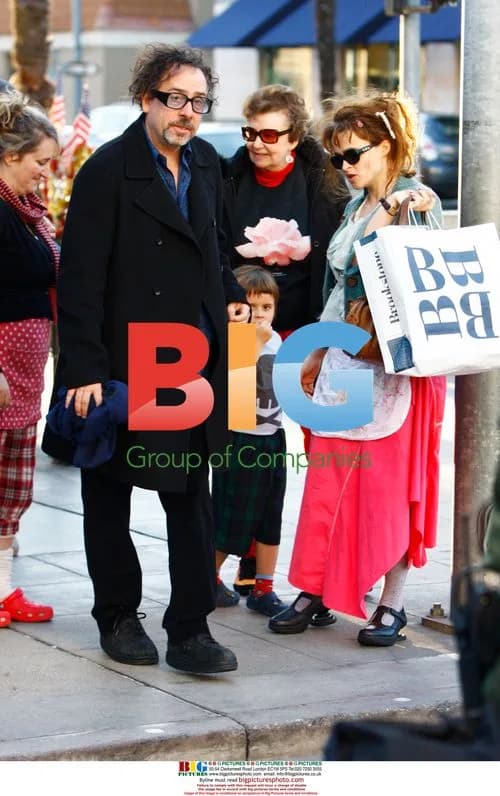 Tim Burton and Family Shopping
