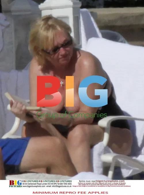 Judy Finnigan and Richard Madeley at the Beach