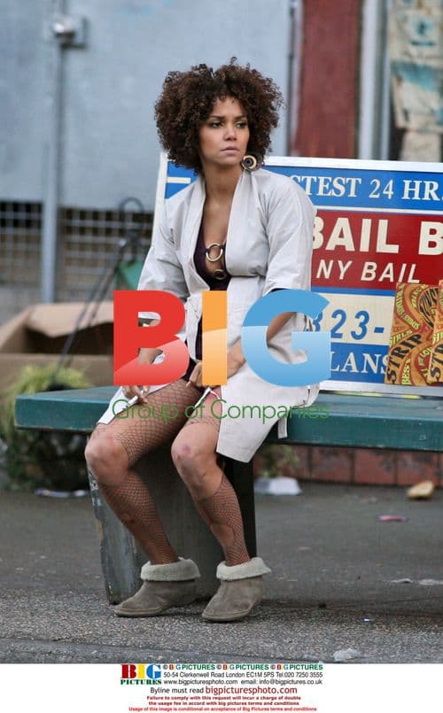 Halle Berry on Set of Frankie and Alice