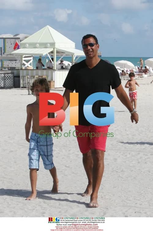 Ruud Gullit and family in Miami