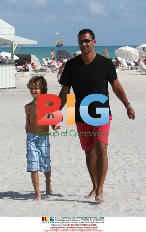 Ruud Gullit soaks up Miami sunshine
