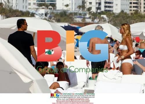Ruud Gullit and family on Miami beach