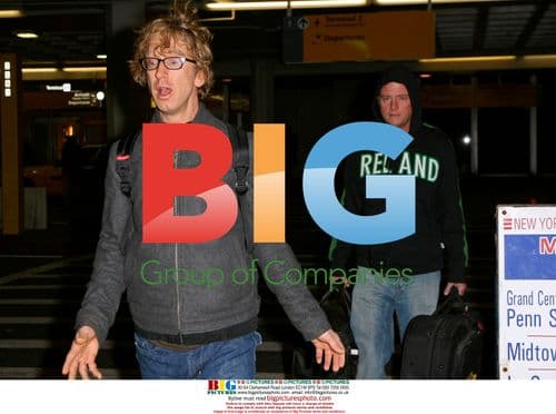 Andy Dick arrives at JFK airport