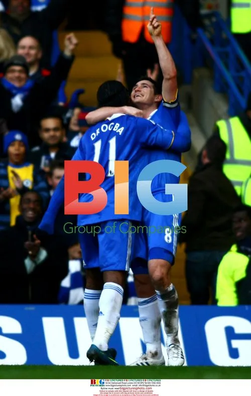 Frank Lampard scores for Chelsea