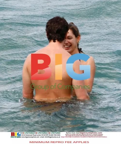 Kelly Brook and Danny Cipriani on Caribbean Beach
