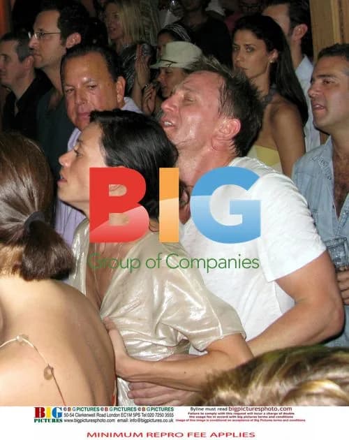 Daniel Craig and Satsuki Mitchell at Gagosian Beach Party