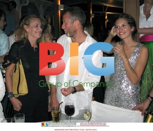 Roman Abramovich and Dasha Zhukova at Gagosian Beach Party