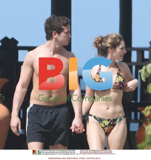 Kelly Brook and Danny Cipriani on Caribbean Retreat