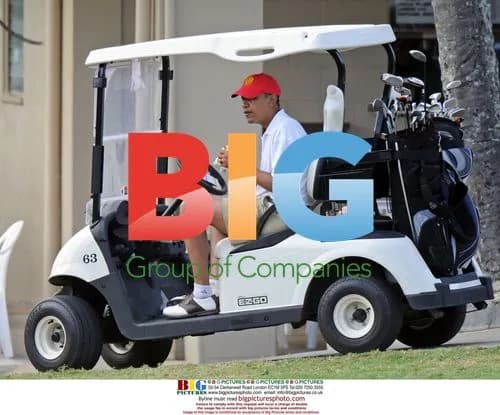 Barack Obama Golfing in Hawaii