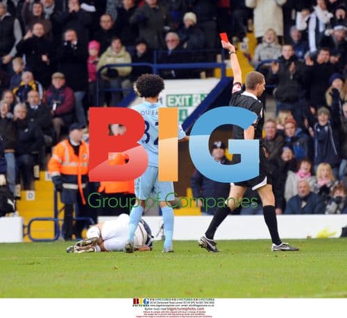 Tottenham player sent off in match
