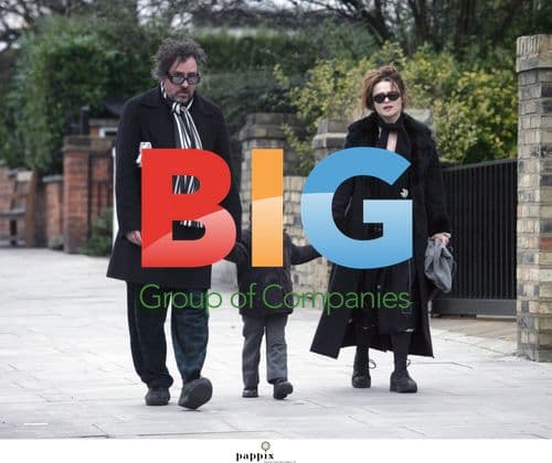 Helena Bonham-Carter and Tim Burton take son for a stroll