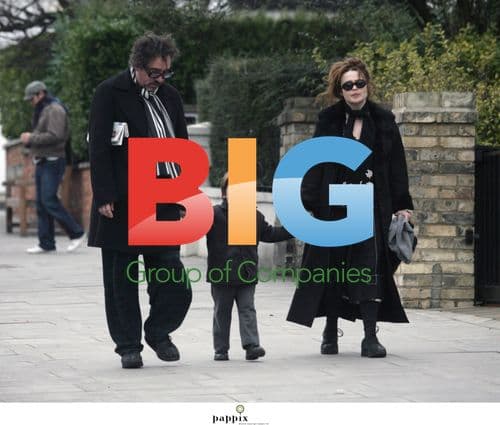 Helena Bonham-Carter and Tim Burton take son for stroll