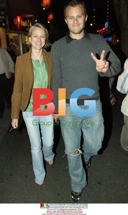 Heath Ledger and Naomi Watts in Calgary