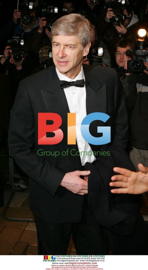 Arsene Wenger at Cystic Fibrosis Charity Event