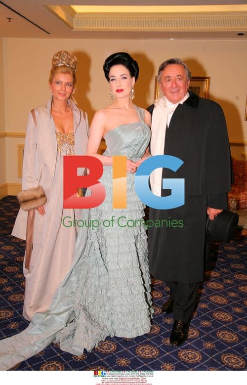 Dita von Teese with Richard Lugner and Bettina Kofler