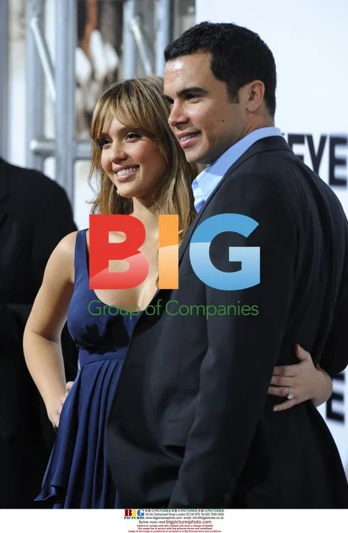 Jessica Alba and Cash Warren at 'The Eye' Premiere