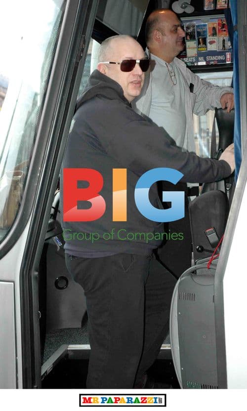 Boy George Boarding a Bus in Glasgow, 2008