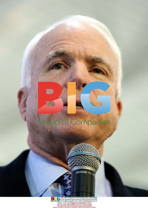 McCain Talks to Supporters at Missouri Campaign Stop