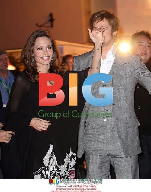 Angelina Jolie and Brad Pitt at Santa Barbara Film Festival
