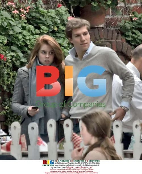 Princess Beatrice Lunches with Beau