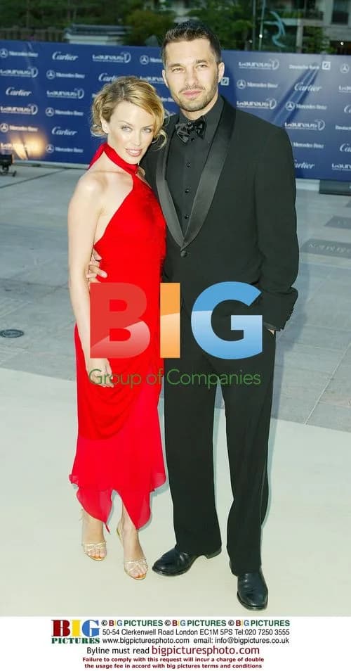 Kylie Minogue and Olivier Martinez attend Laureus World Sports Awards