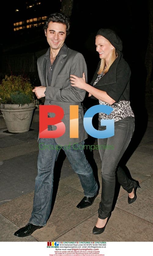 Natasha Henstridge and Darius Danesh at NY Fashion Week