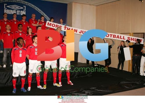 England Football Team Unveils 2008 Away Kit