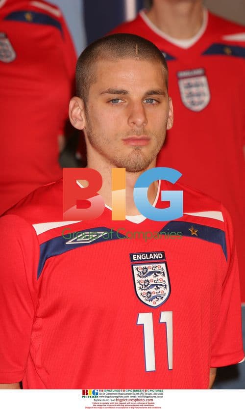 England Football Team Launch 2008 Away Kit