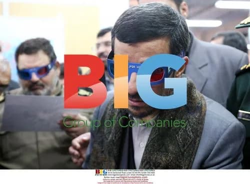 Iran's Pres. Ahmadinejad and Defense Chief Watch Rocket Demo